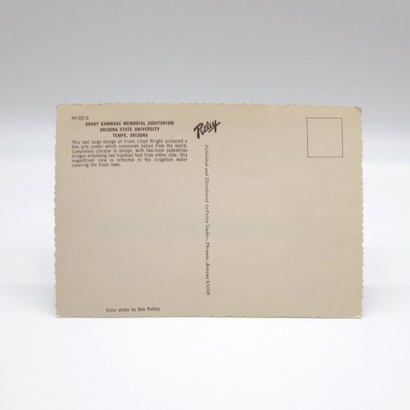 Grady Gammage Memorial Auditorium Vintage Postcard Arizona State University ASU - Picture 2 of 2